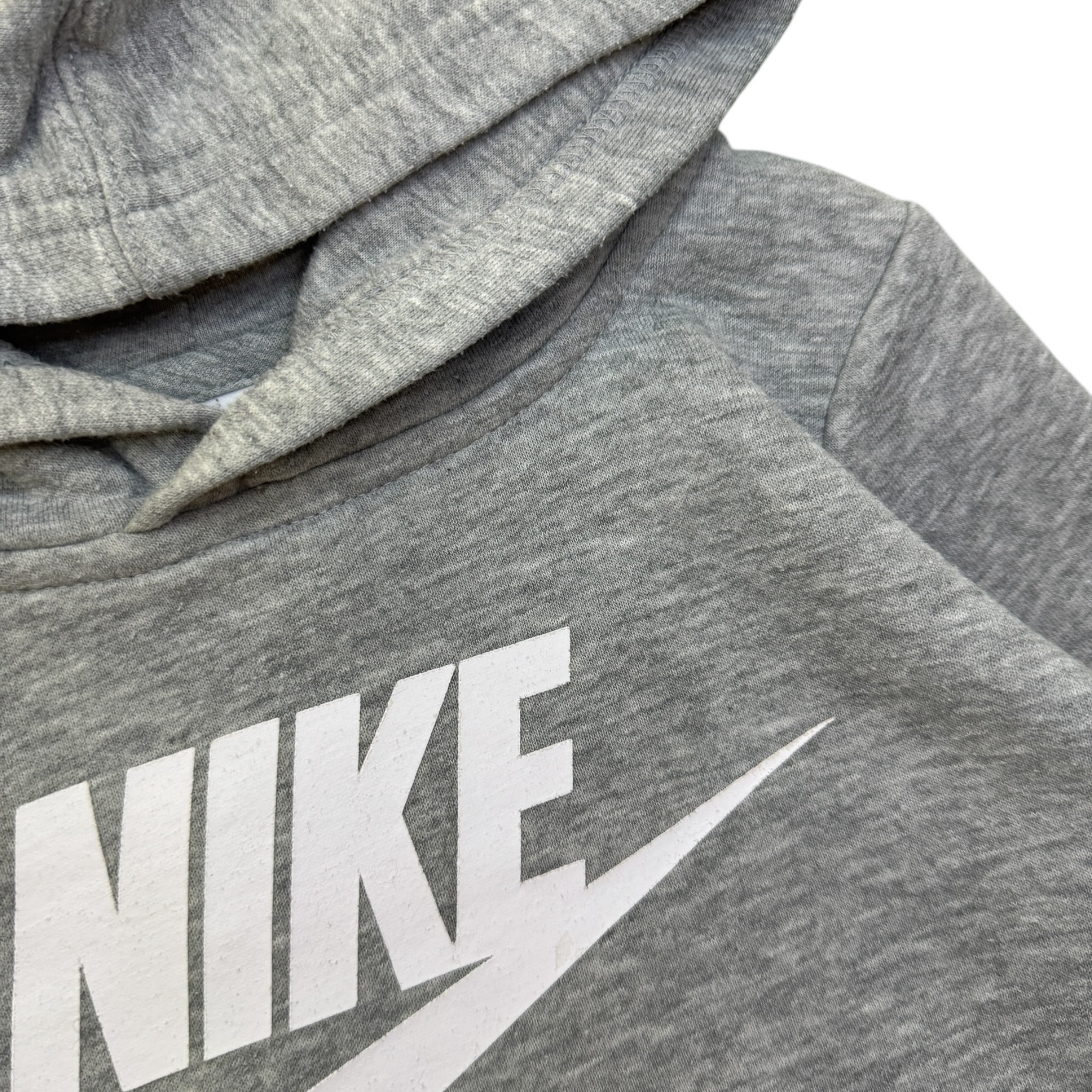 Šedá melírovaná mikina s logem Nike