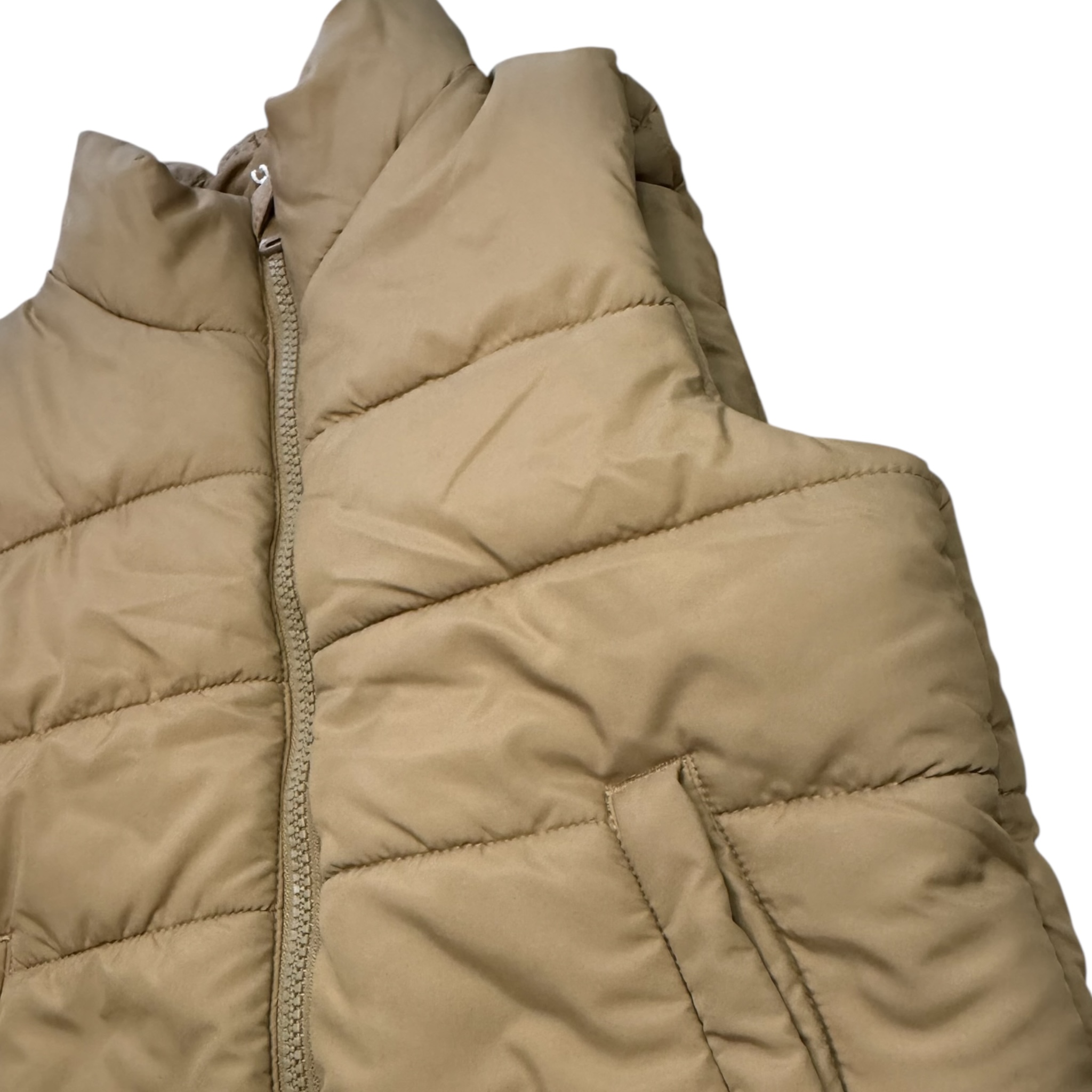 Hnědá prošívaná vesta H&M