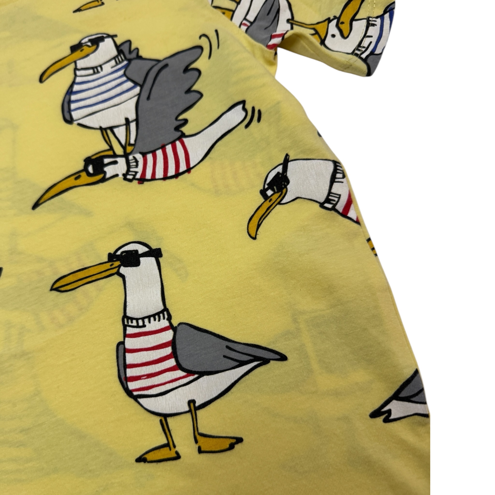 Žluté tričko s motivem racků H&M