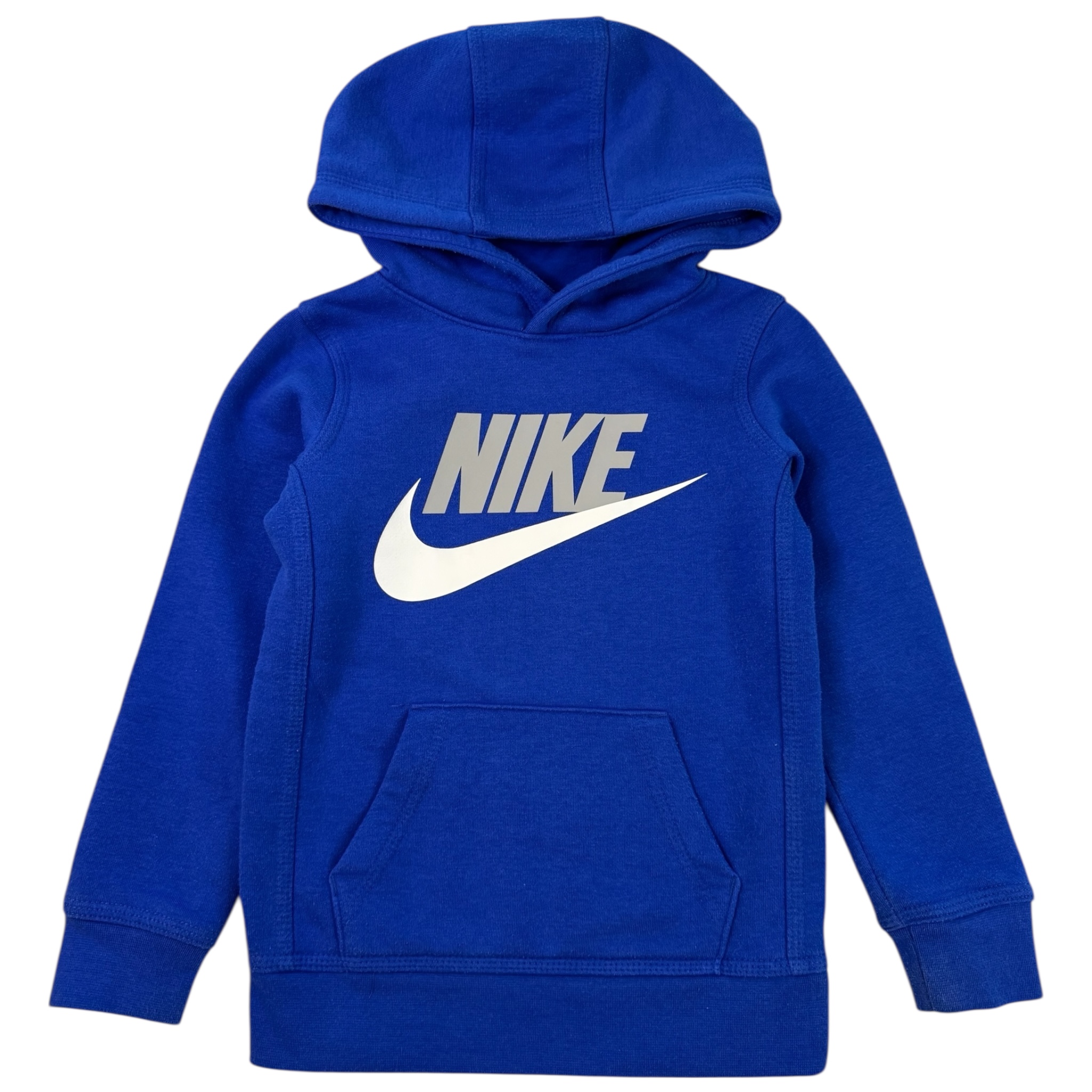Modrá mikina s kapucí Nike