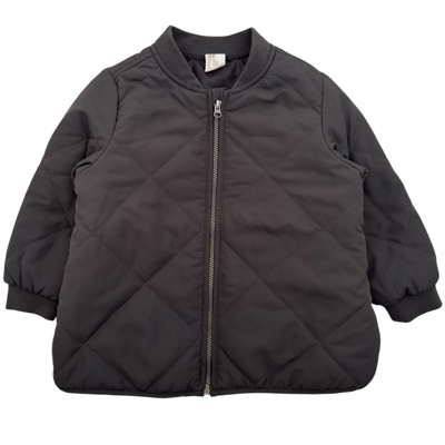 Šedý prošivaný bomber H&M