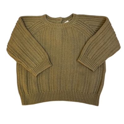 Hnědý pletený svetr H&M