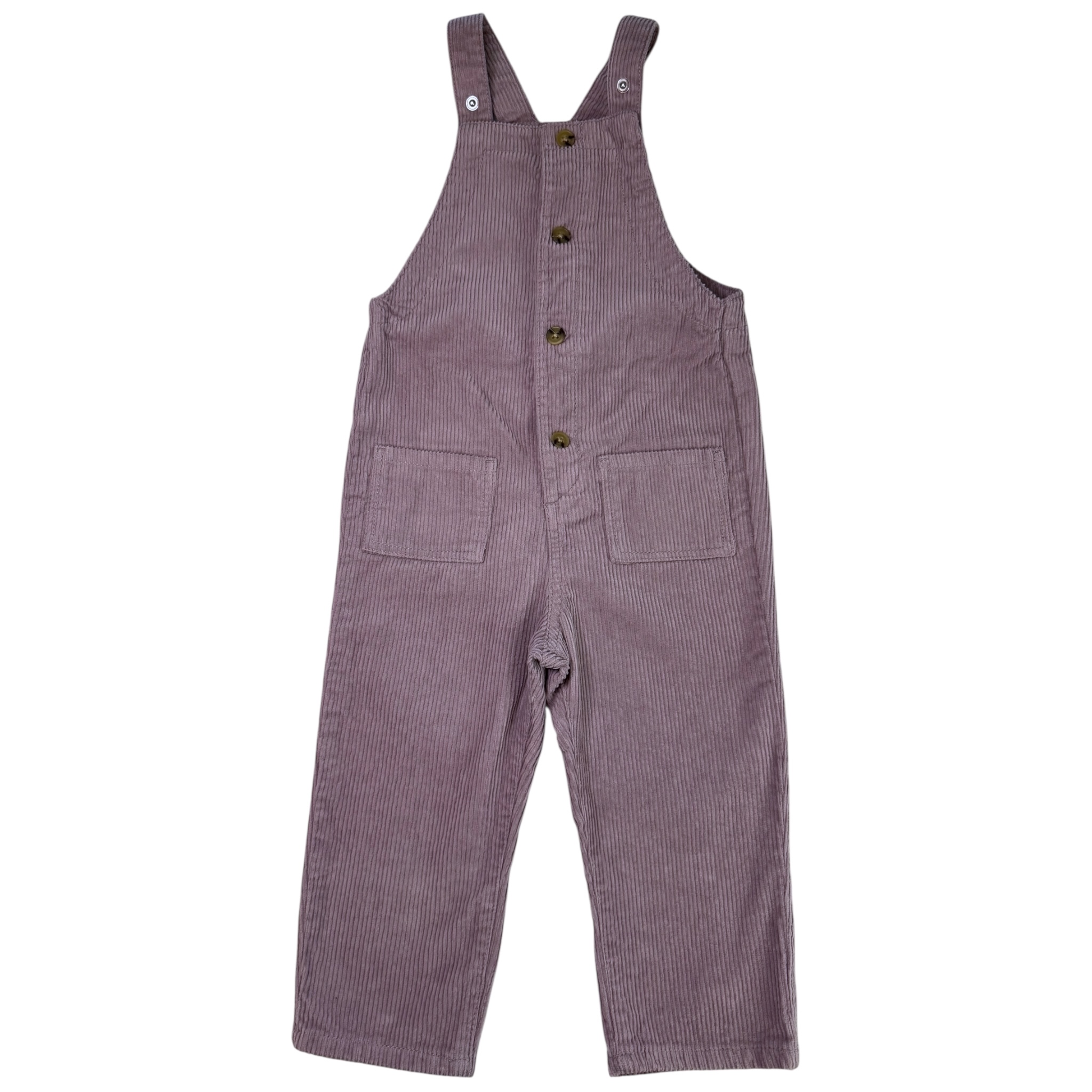 Lila manšestrové lacle na knoflíky H&M