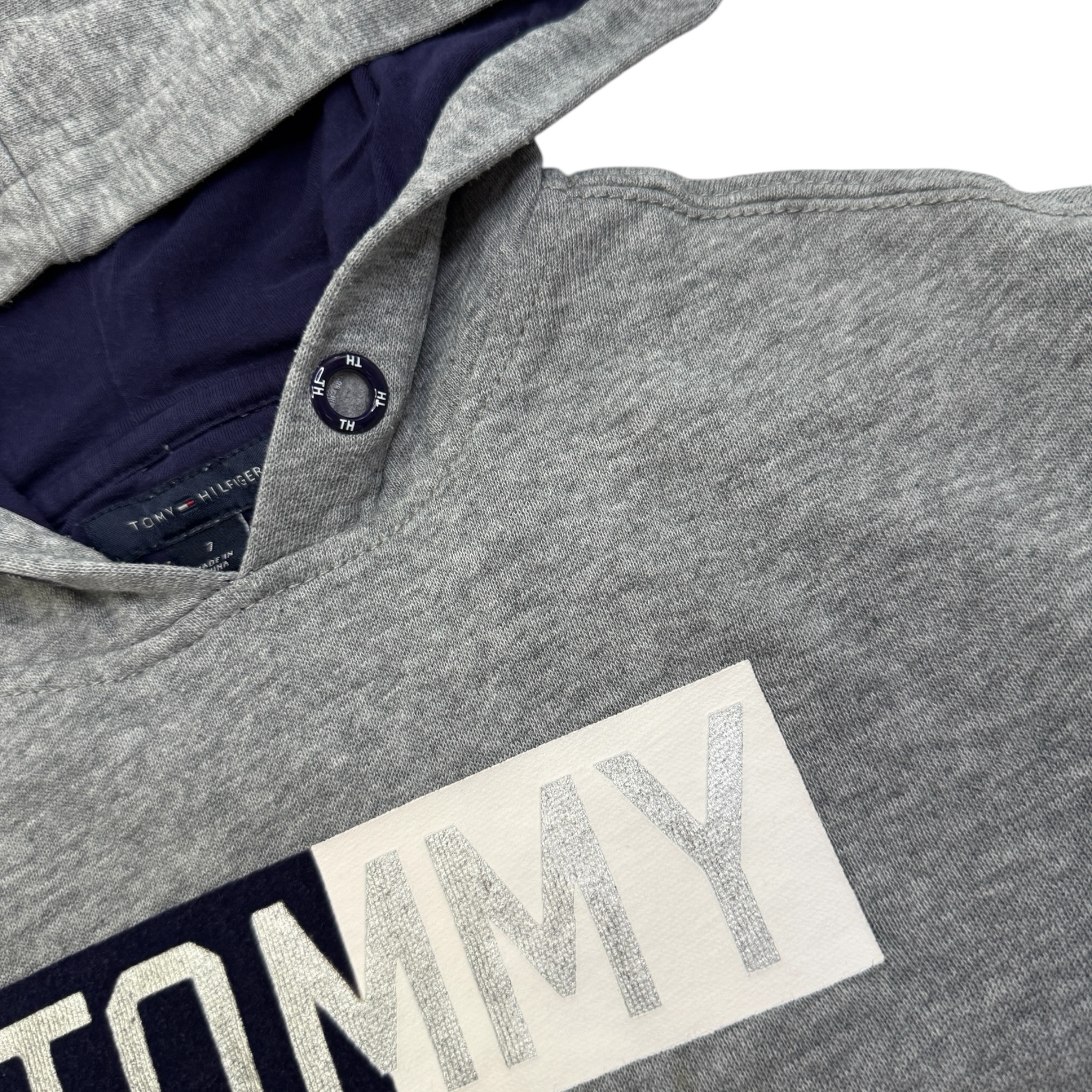 Teplákové šedé šaty Tommy Hilfiger