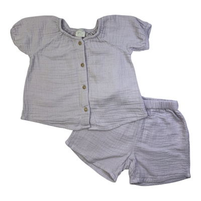Lila mušelínový set Lindex