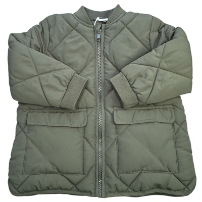 Khaki prošívaný bomber a kapsami H&M