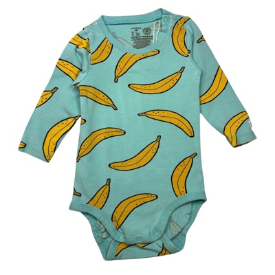 Tyrkysové body s banány Lindex