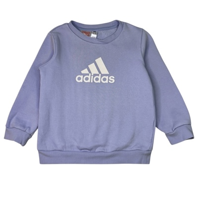 Pomněnková mikina s logem Adidas