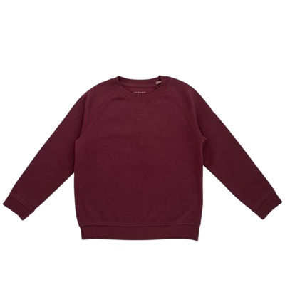 Vínová basic mikina PRIMARK