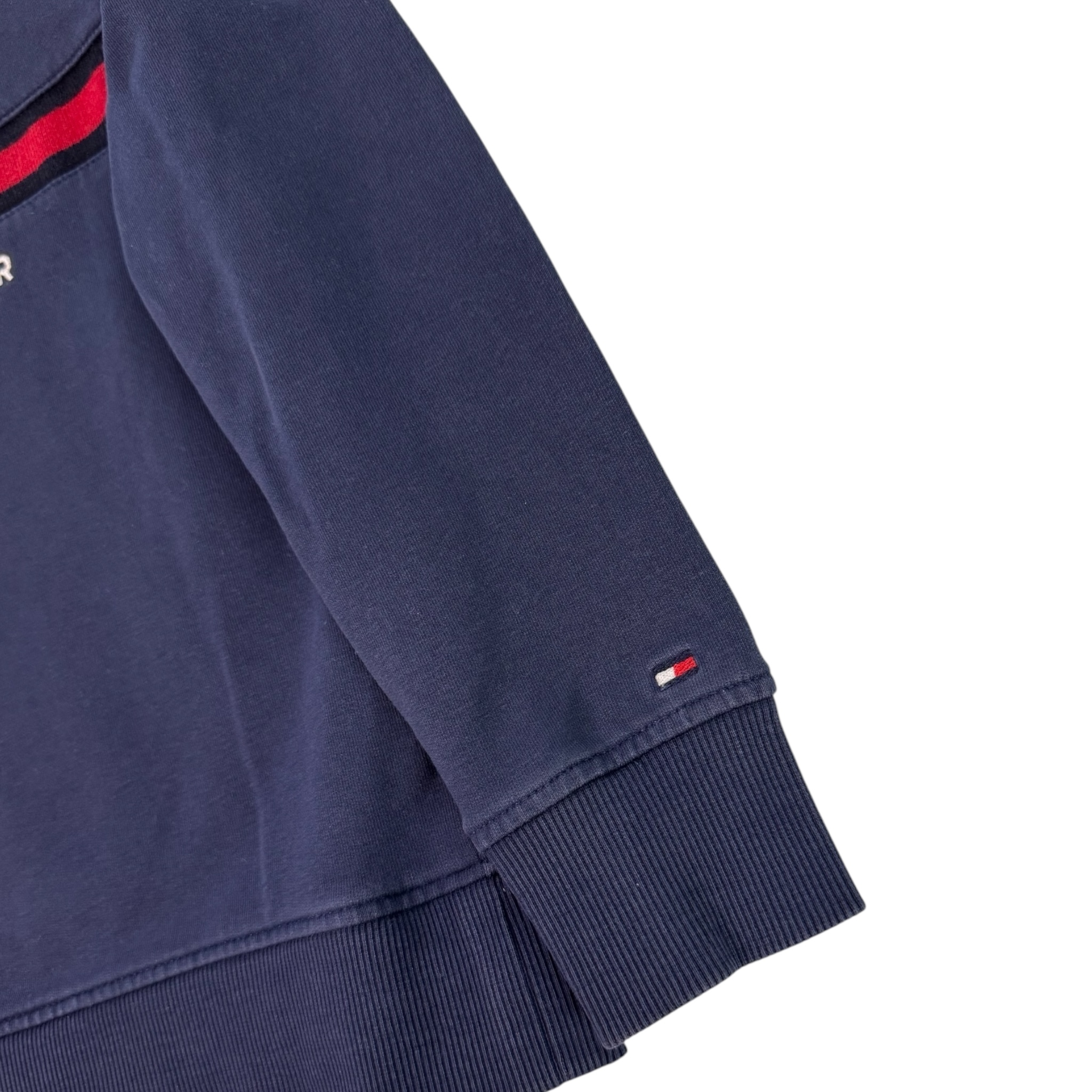 Tmavěmodrá mikina s logem Tommy Hilfiger