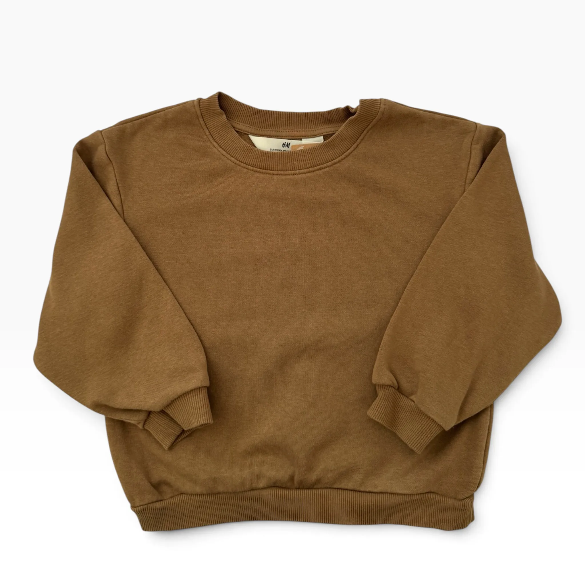 Hnědá basic mikina H&M