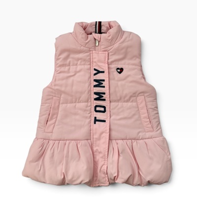 Růžová vesta s řasením Tommy Hilfiger
