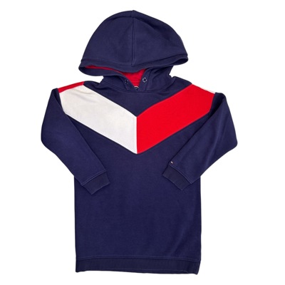 Tmavěmodré teplákové šaty Tommy Hilfiger