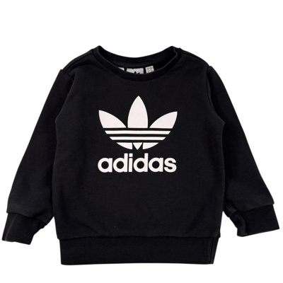 Černá mikina s logem Adidas