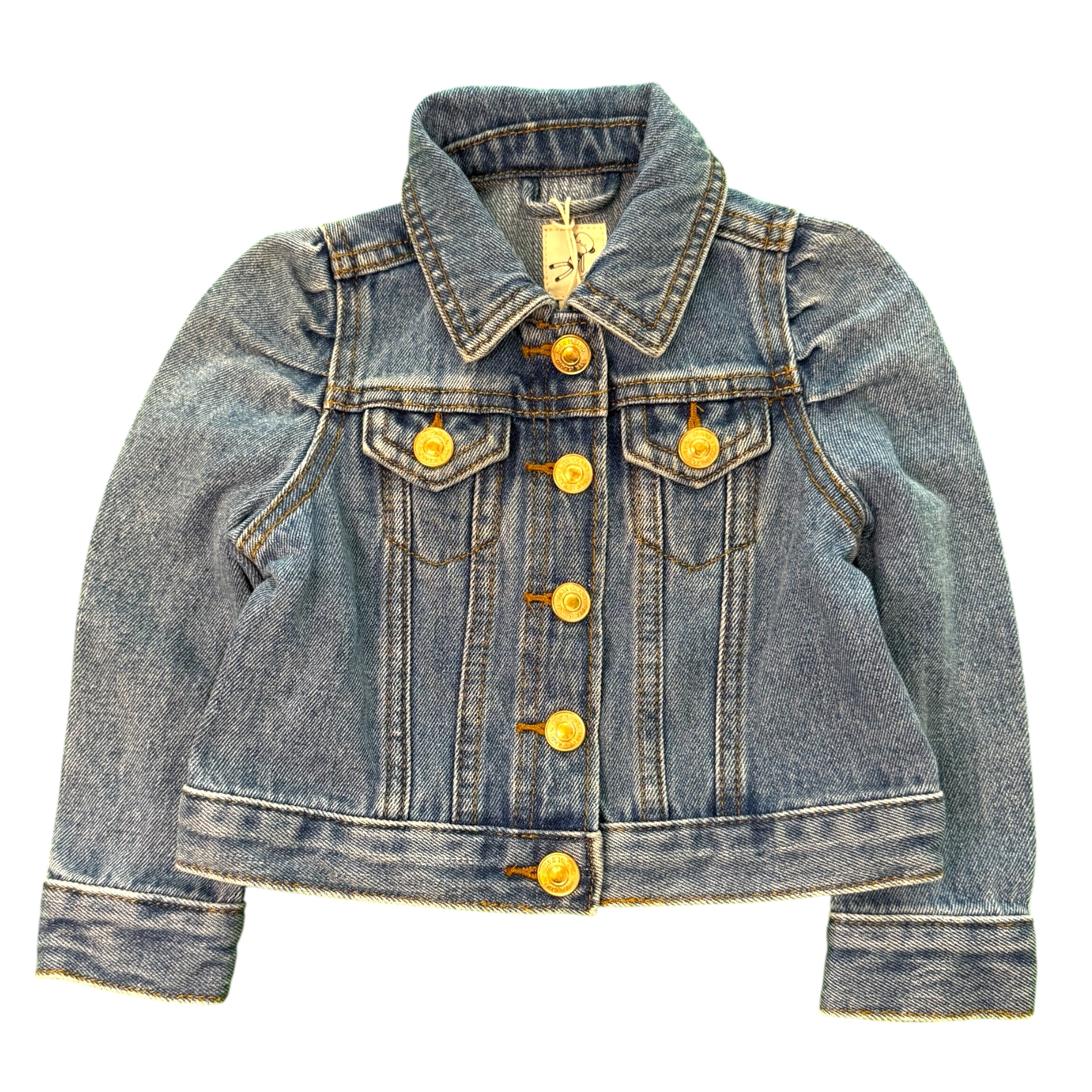 Riflová bunda s rosegold cvočky RI