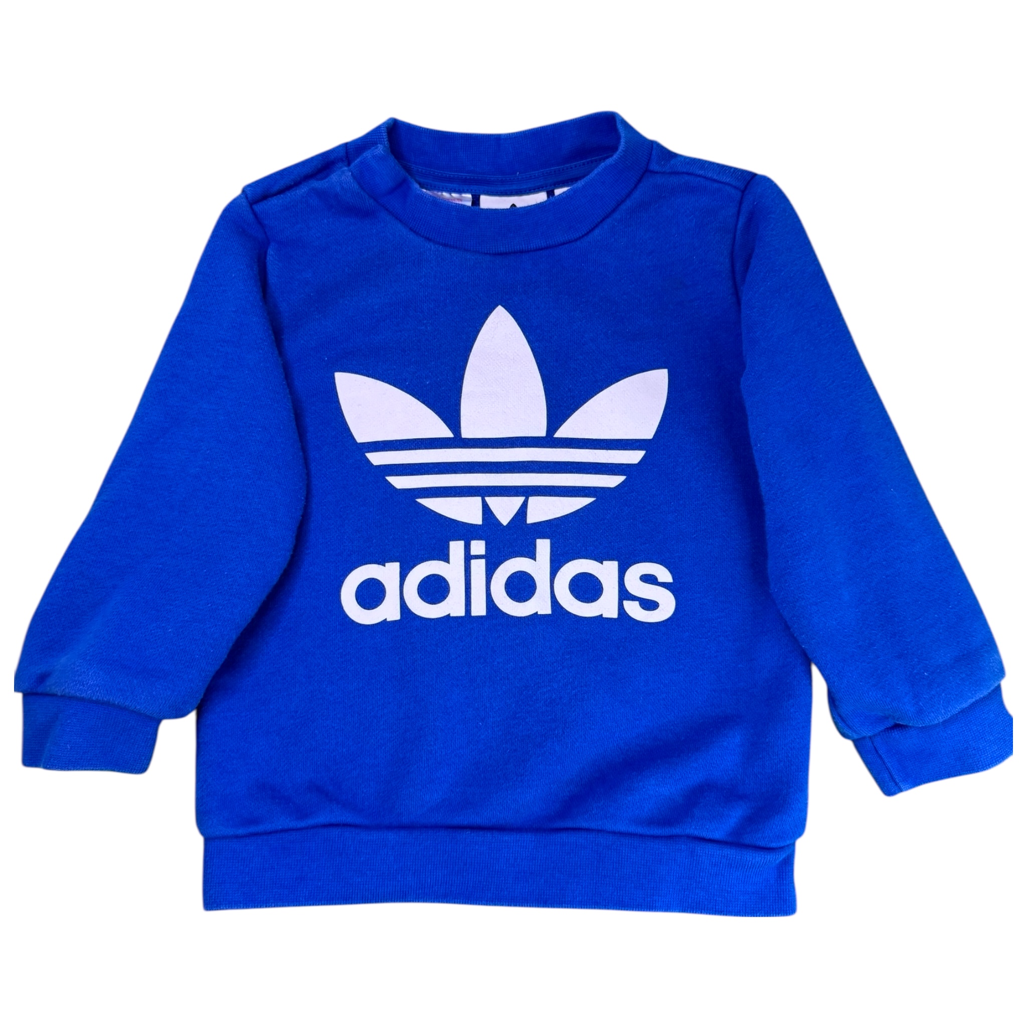 Modrá mikina s logem Adidas