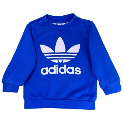 Modrá mikina s logem Adidas