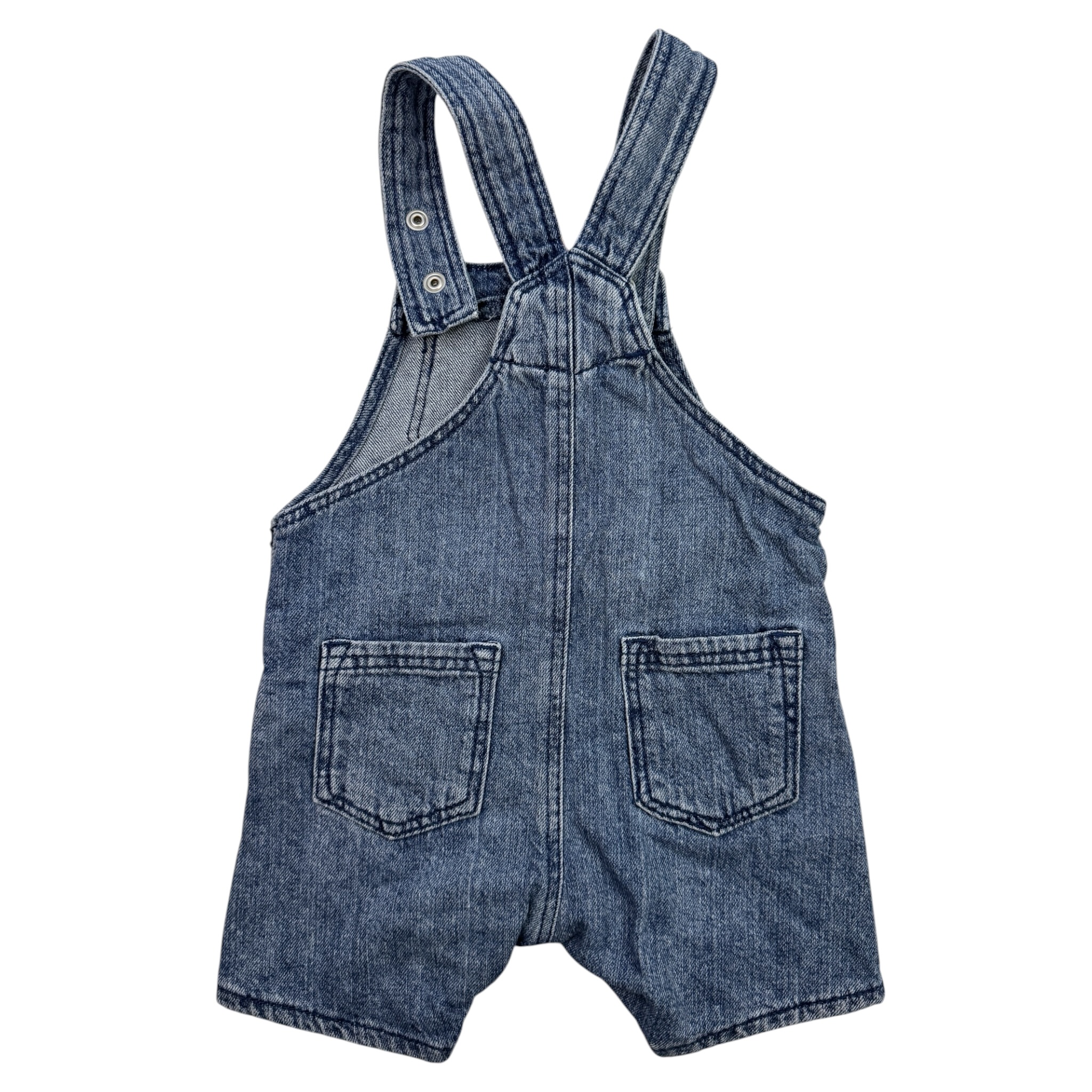 Modré riflové laclové kraťasy H&M