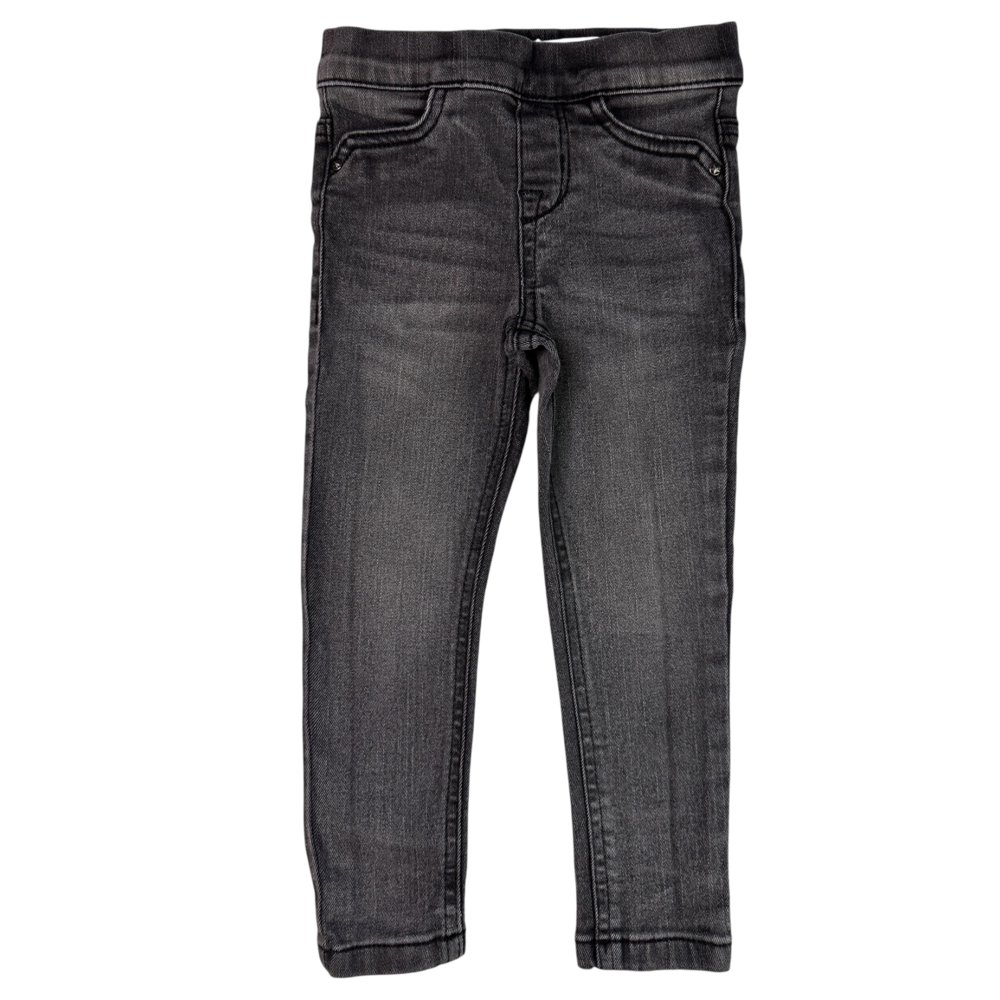 Tmavěšedé skinny džegíny